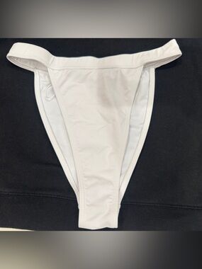 Missguided White Bikini Bottom with Classic Cut